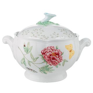 Lenox Butterfly Meadow Covered Casserole Lenox Specialty Cookware