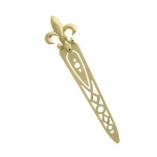 Bookmark 137a 20 Fleur Di Lis Gold Plated Jewelry
