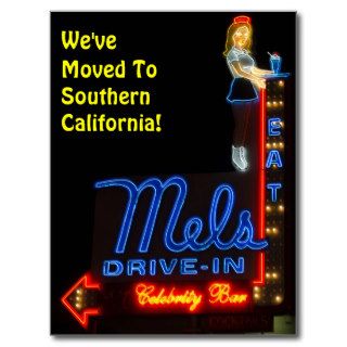 Southern California Change of Address Postcard