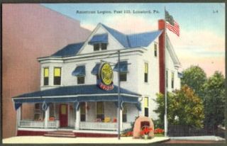 American Legion Post 123 Lansford PA postcard Entertainment Collectibles