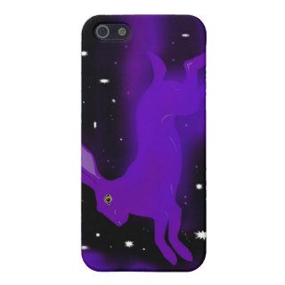 Purple Galaxy Hare iPhone Case Cases For iPhone 5