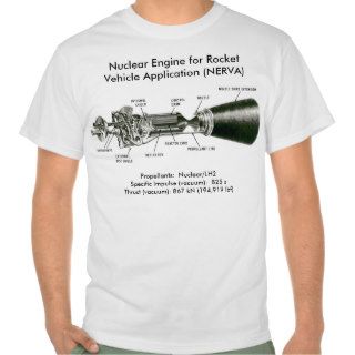 NERVA Rocket T shirt
