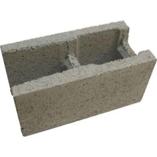 8 in. x 8 in. x 16 in. Gray Concrete Block 100002763