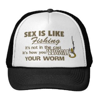 Wiggle Your Worm Mesh Hats