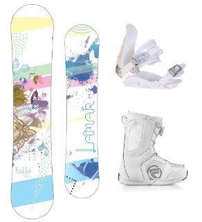 Lamar Belle Complete Women's Snowboard Package with Rossignol Bindings and Flow Vega BOA Boots BOARD SIZE 141 (Boot Size 7)  Freeride Snowboards  Sports & Outdoors