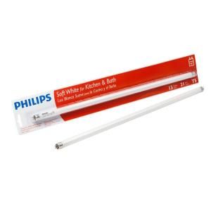 Philips 21 in. T5 13 Watt Soft White (3000K) Linear Fluorescent Light Bulb 392217