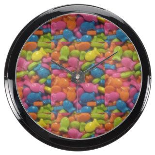 Colorful Candy Fish ~ Aqua Clock