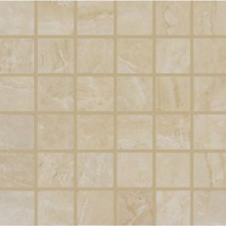 MS International Onyx Sand 12 in. x 12 in. x 10 mm Porcelain Mesh Mounted Mosaic Tile NONYXSAND2X2