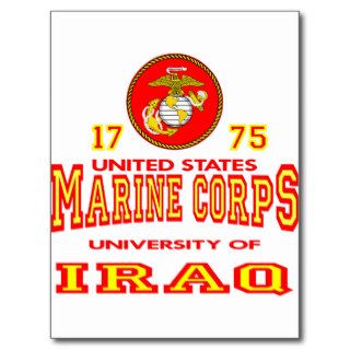 United States Marine Corps University Of Iraq Postcards
