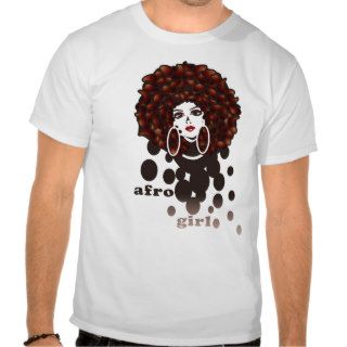afro girl t shirt