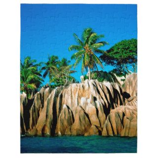Tropical Island Found Seychelles Jigsaw Puzzle