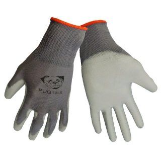 Global Glove PUG 13 Grey Polyurethane / Grey Nylon Gloves, Extra Large. 144/Pair/Pkg Work Gloves