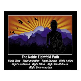 Noble Eightfold Path Buddha Print