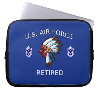 U.S. Air Force Chief Master Sergeant Laptop Computer Sleeves