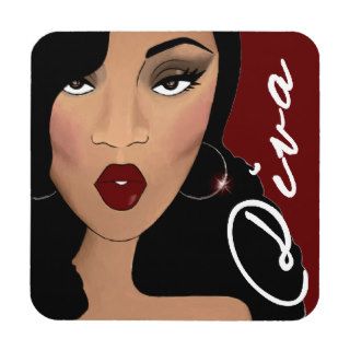 Fabulous Diva Coasters / African American Diva