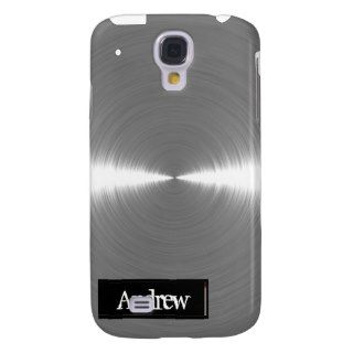 Silver Brushed Metal iPhone3G Galaxy S4 Cases