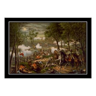 Battle of Chancellorsville American Civil War Poster