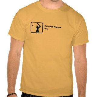 Cricket Player Pro (small logo) Tee Shirt