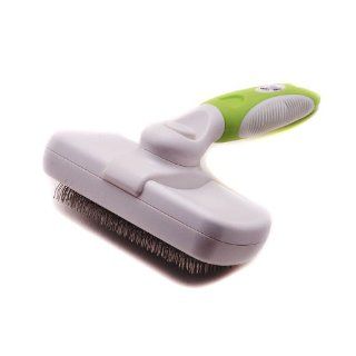 Favorite Pet Grooming Tool Slicker Brush for Dogs & Cats Large, Green 