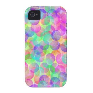 Transparent multicolor sea shells iPhone 4 case