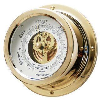 Ambient Weather GL152 BO 6" Nautical Barometer (Open Face)   Weather Stations