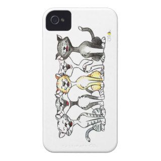Cute singing cats Case Mate iPhone 4 case
