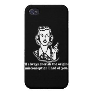 Misconception   Sarcastic Humor Cases For iPhone 4