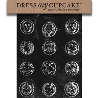 Dress My Cupcake DMCH008SET Chocolate Candy Mold, Assorted Mints, Set of 6 Candy Making Molds Kitchen & Dining