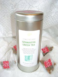 Genmaicha Green Tea 20 Pyramid Infuser Bags  Gourmet Tea Gifts  Grocery & Gourmet Food