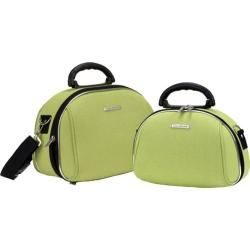 Women's Rockland Luca Vergani 2 Piece Cosmetic Set Lime Rockland Toiletry Bags