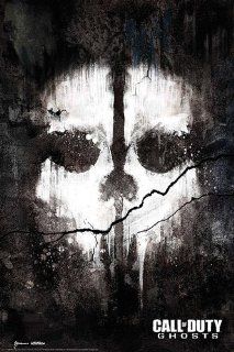 Call of Duty Ghosts   Skull Video Game Poster   Prints