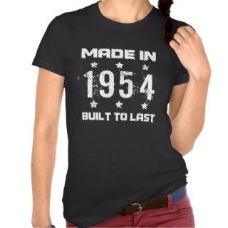 Made In 1954 Birthday Tees