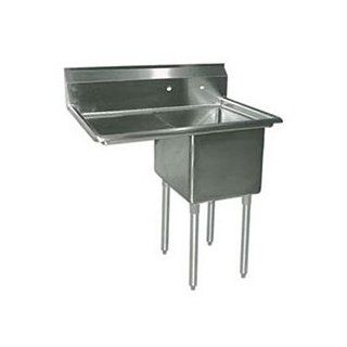 Elkay Sales, Inc. 141C16X20L18X Pot and Dish Sink (1) 16"Wx20"D Sink Bowl, (1) 18" Drainboard   Single Bowl Sinks  