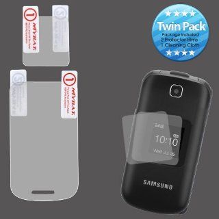 MYBAT SAMT159LCDSCPRTW LCD Screen Protector for Samsung T159   Retail Packaging   Twin Pack Cell Phones & Accessories
