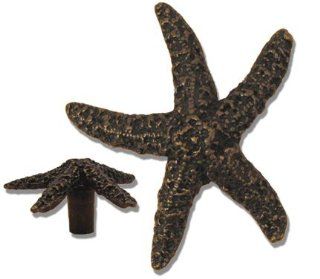 Burnished Bronze Starfish Knob (ATH142BB)   Cabinet And Furniture Knobs  