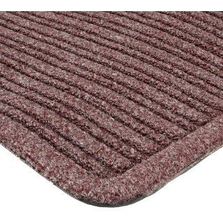 Notrax 161 Barrier Rib Entrance Mat, for Indoor Main Entranceways and Heavy Traffic Areas, 4' Width x 6' Length x 3/8" Thickness, Burgundy