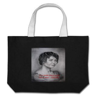 Helen Keller Having Vision Wisdom Quote Tote Bag