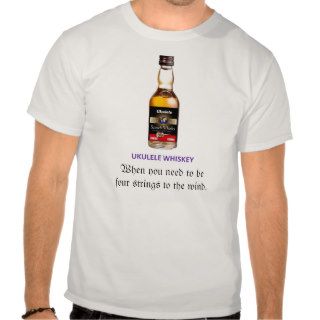 Ukulele Whiskey T Shirts