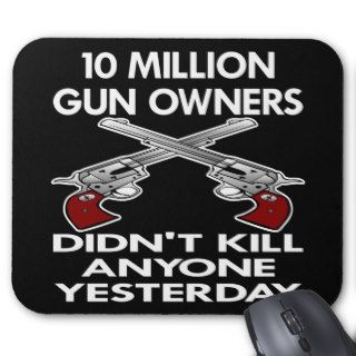 Black 10 Million Gun Owners Kill Mouse Mat