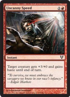 Magic the Gathering   Uncanny Speed (163)   Avacyn Restored   Foil Toys & Games