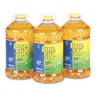 Clorox Pine Sol All Purpose Cleaner, Lemon Scent, 144oz. Bottle, 3/carton Health & Personal Care