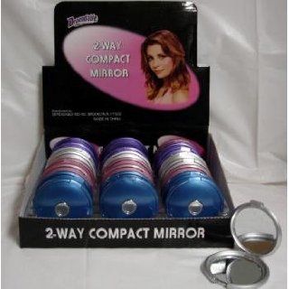 Folding 2 Way Compact Mirror W/ Counter Display (144 Pieces) [Misc.] 