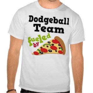 Dodgeball Team (Funny) Pizza T Shirt