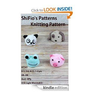 Knitting Pattern   KP165   Baby Animal Hats eBook ShiFio's Patterns Kindle Store