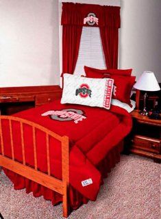 Ohio State Buckeyes Jersey Bedskirt (Full)  Bed Skirts  Sports & Outdoors