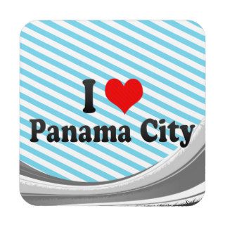I Love Panama City, United States Drink Coasters