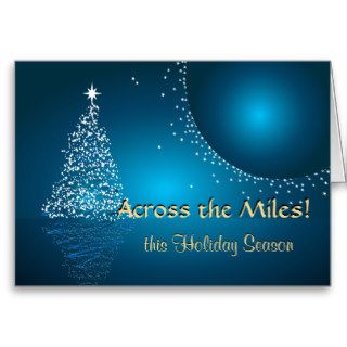 Across the Miles Christmas Greeting Card