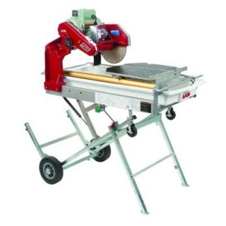 MK Diamond MK 101 PRO 24 10 in. Tile Saw with Stand and Wheels 153243 JCS