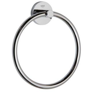 GROHE Essentials Towel Ring in Starlight Chrome 40 365 000