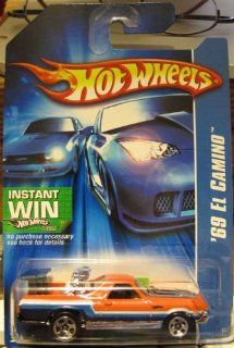 Hot Wheels 2006 172 '69 El Camino ORANGE Toys & Games